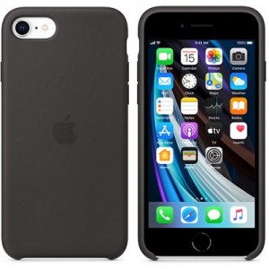 apple iPhone SE 矽膠保護殼 (黑色)